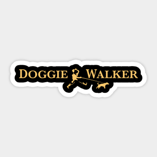 Doggie walker Sticker